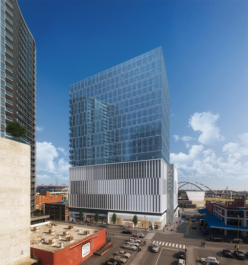 222 Second Ave South exterior in the late afternoon