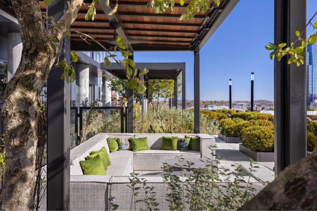 The Place exterior pool cabana