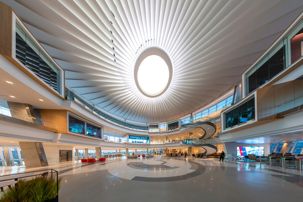 American Airlines interior atrium