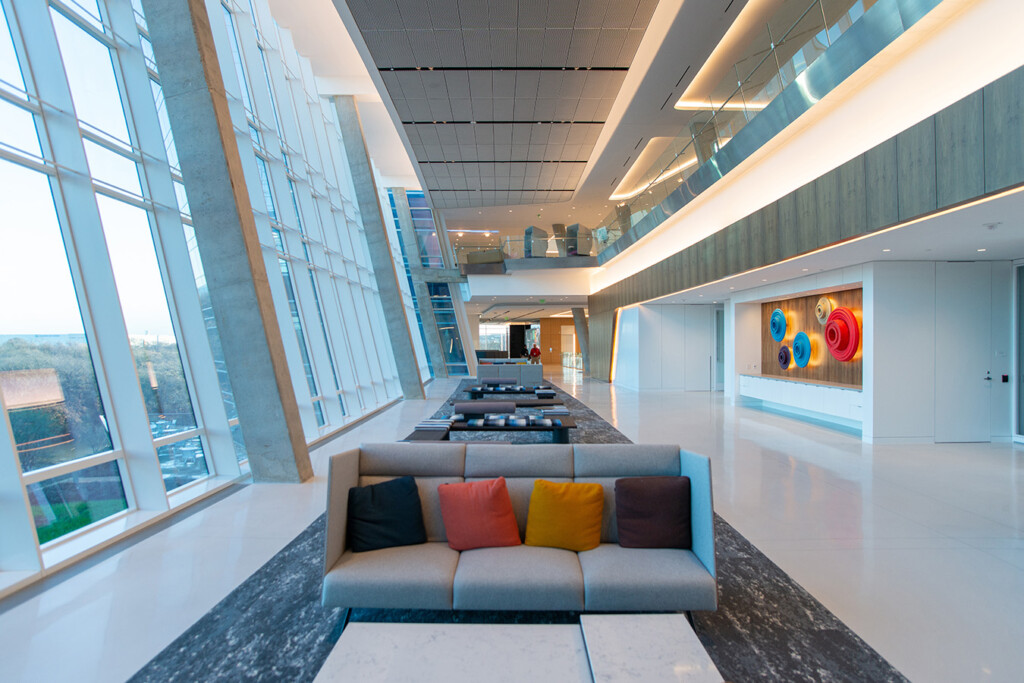 American Airlines interior seating area