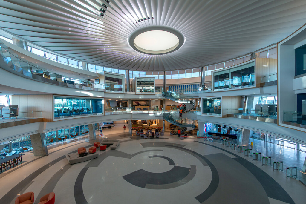 American Airlines interior atrium