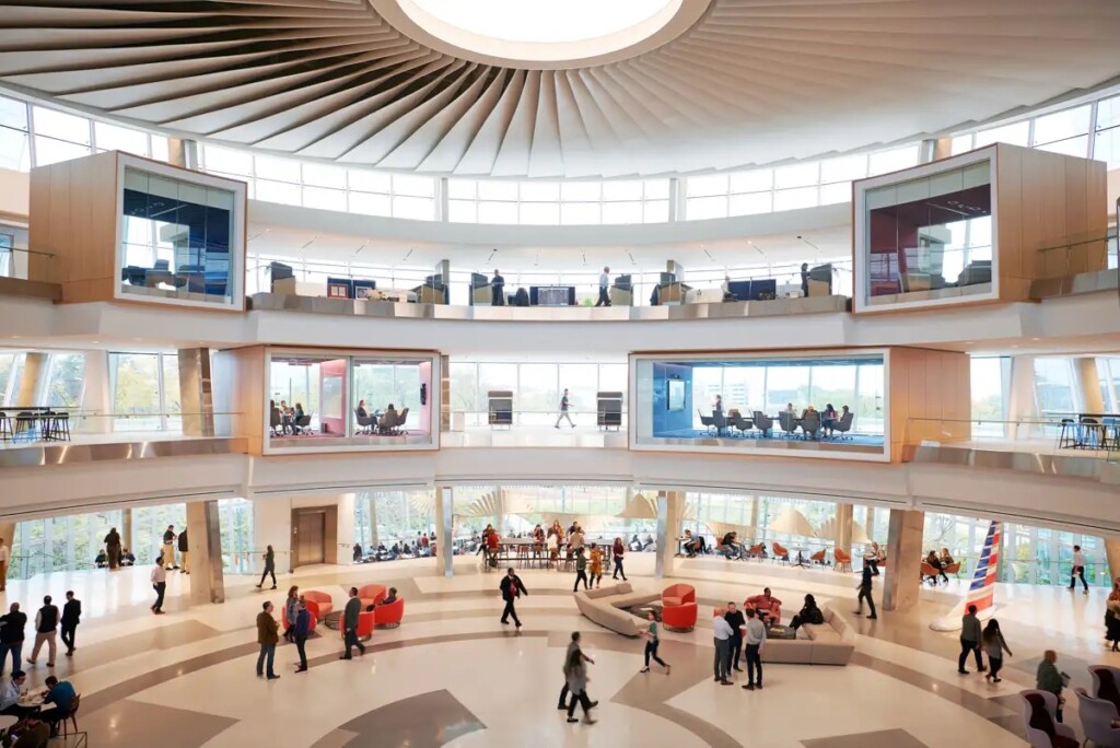 American Airlines interior atrium