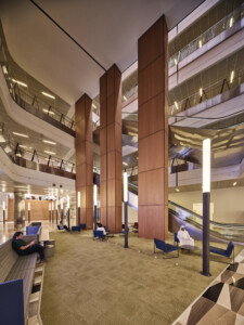 Kuwait College of Life Sciences lobby