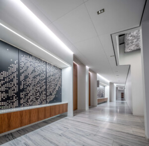 HPE interior hallway