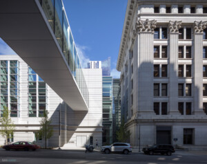 Northwestern Mutual elevated walkway