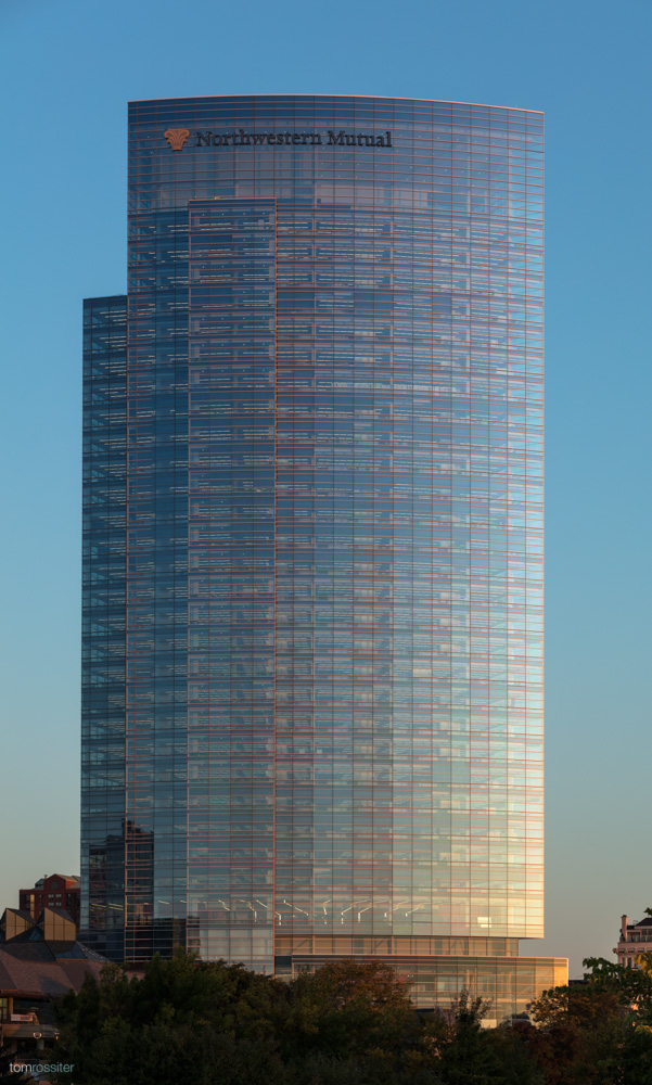 Northwestern Mutual tower exterior detail